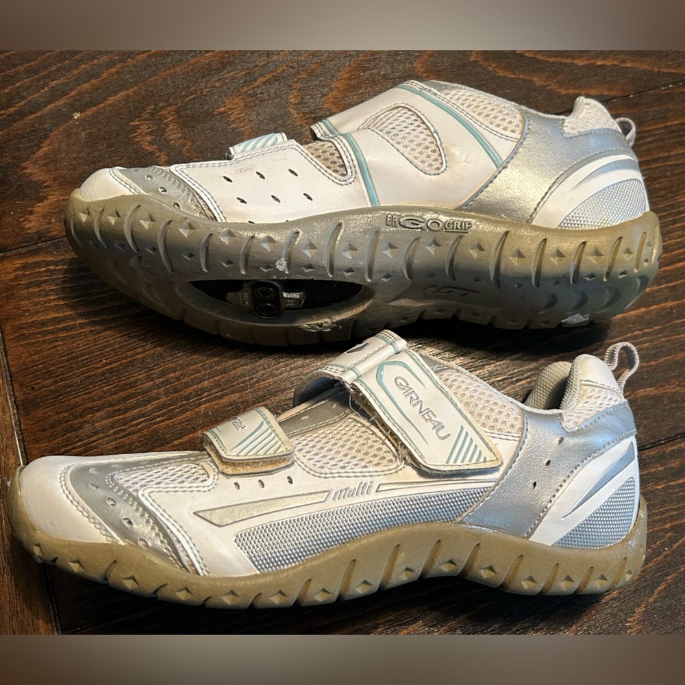 Louis Garneau Multi Ergo Grip Cycling Spin Shoes Women Sz US 8.5 EU 40 Sneaker - Picture 2 of 15